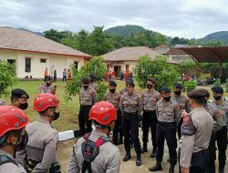Polres Sukabumi Latih Anggotanya Dalam Kegiatan SAR dan Evakuasi Korban Bencana Alam